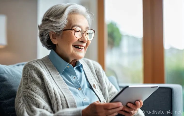 장애인재활상담사와 장애인 돌봄 시스템 - **Prompt:** A warm and inspiring scene featuring a rehabilitation consultant (a woman in her late 30...